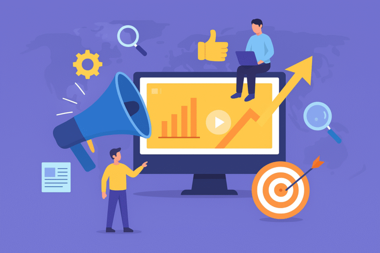 content marketing strategy illustration